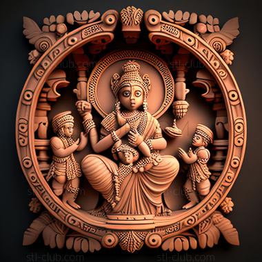 3D model Janmashtami Janmashtmi (STL)